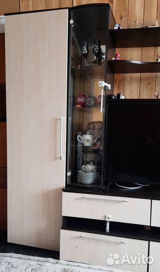 Стенка в гостиную со шкафом под тв бу