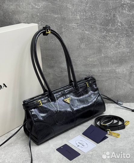 Сумка женская натуральная кожа prada