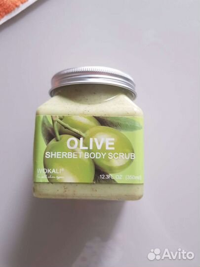 Скраб для тела Wokali Olive Sherbet Body Scrub
