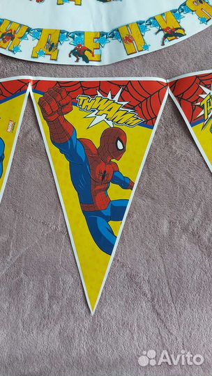 Человек паук наклейки на день рождения