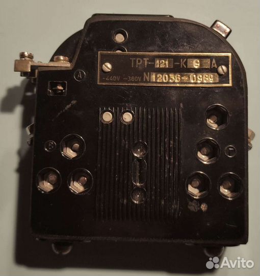 Реле электротепловое однофазное типа трт