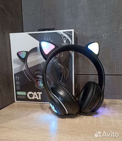 Беспроводные наушники котики