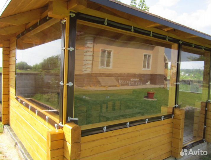 Мягкие окна для беседки