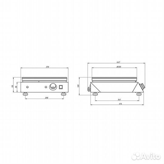 Блинница Grill Master Ф1бкрэ 350 мм 21806