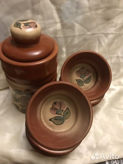 Набор для варенья или мёда керамика СССР