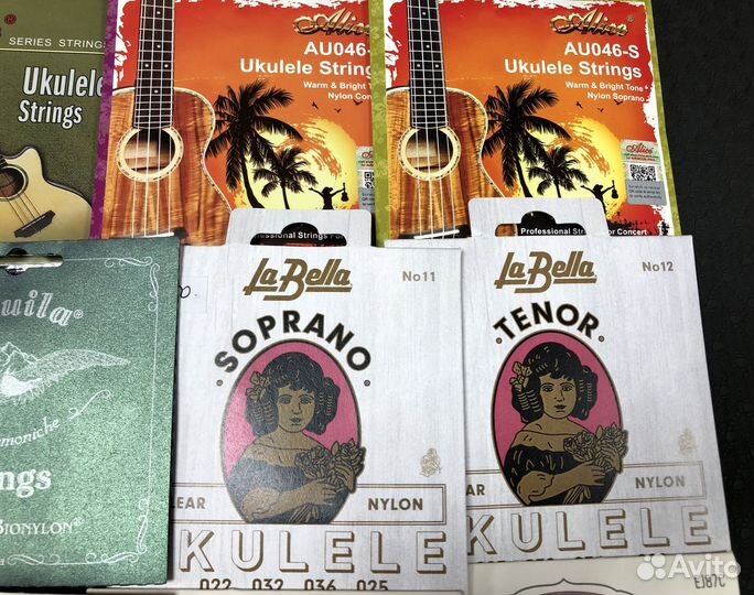 Струны для укулеле (на выбор)