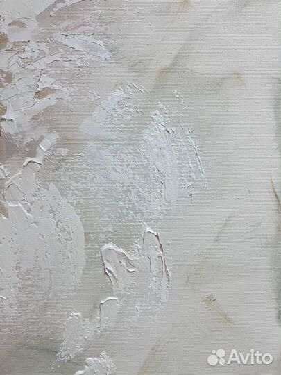 Светлая Интерьерная Картина Большая Картина Пион