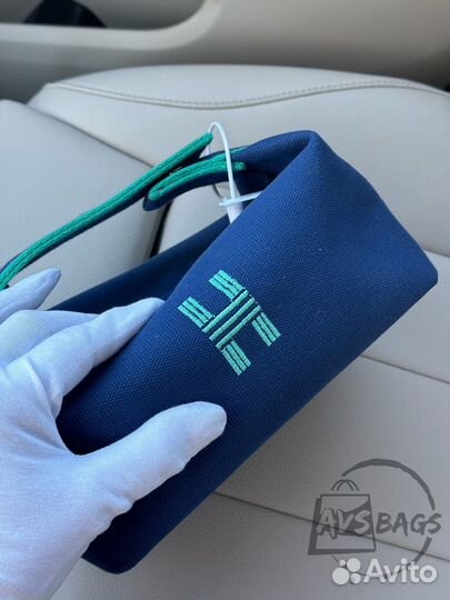 Косметичка Hermes синяя