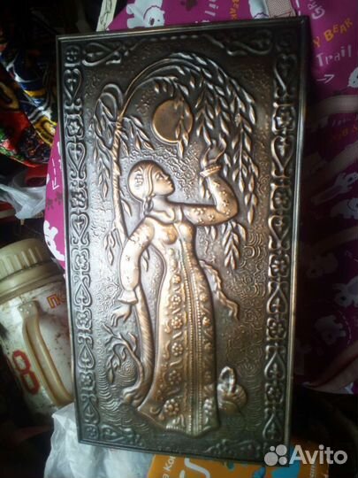 Панно чеканное