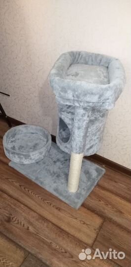 Дом-когтеточка для кошек