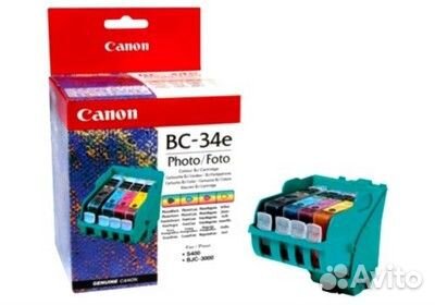 BC-34e Фото печатающая головка с картриджами Canon