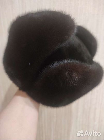 Шапка ушанка Норка