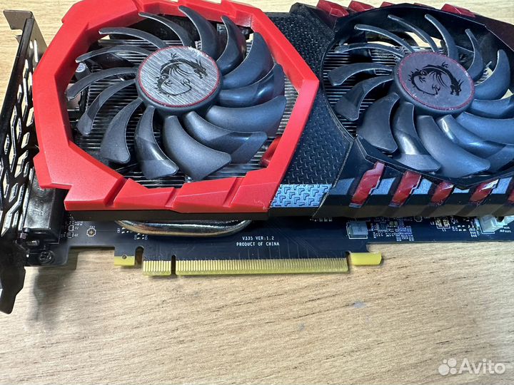 Видеокарта GTX 1050ti Gaming X 4Gb
