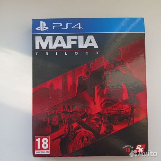 Диск для PS 4. Mafia: Trilogy. Новый