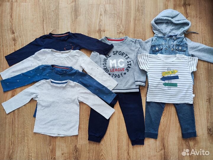 Большой пакет одежды на мальчика 2-3 года (98 рр)