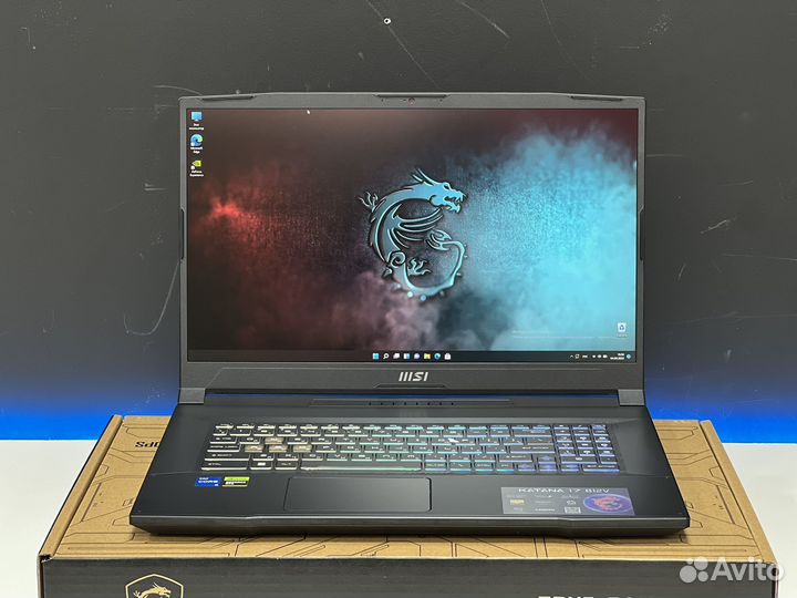 Новый MSI 17.3 144 RTX4060 8G Core i5 12th DDR5