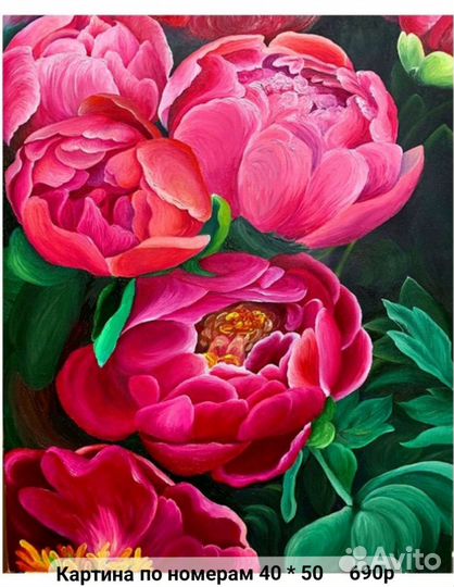 Картины по номерам в ассортименте