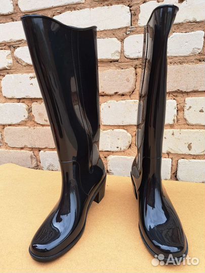 Резиновые сапоги чёрные