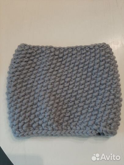 Шапка тыковка и снуд новые из перуанской шерсти