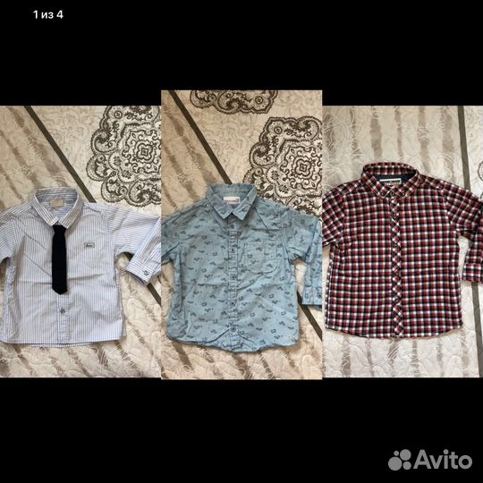 Рубашки для мальчика от 74 до 86 р