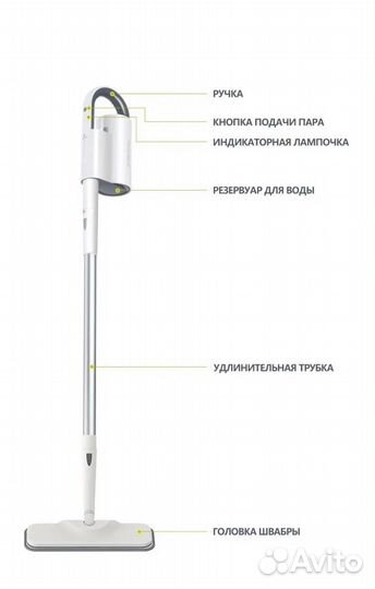 Паровая швабра 6 в 1