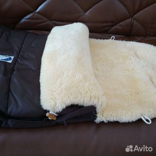 Меховой конверт на натуральном меху