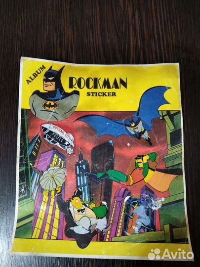 Альбом наклеек sticker album rockman batman