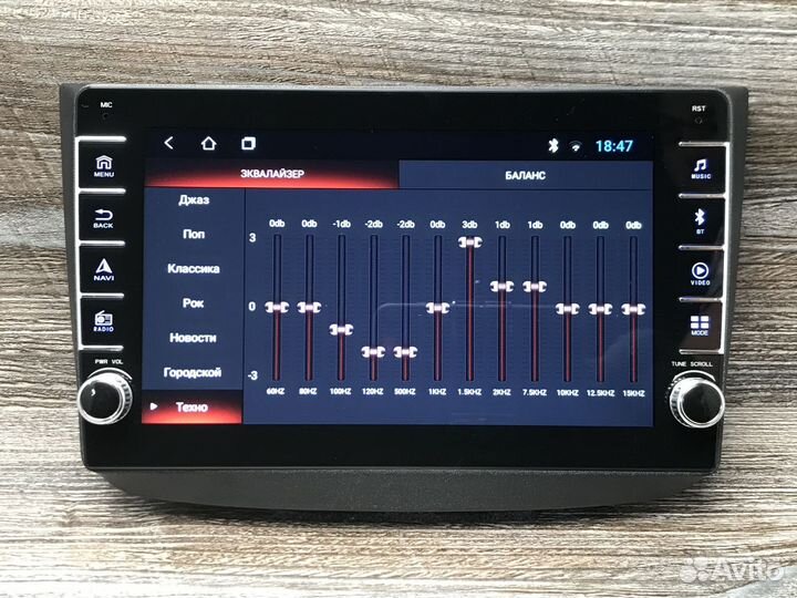 Магнитола на Mercedes-Benz Vito физические кнопки