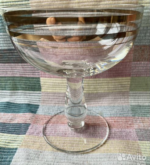 Креманка СССР с позолотой