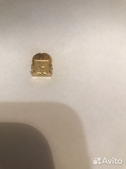 Значок СССР, позолота