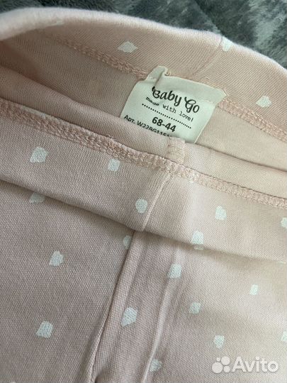 Штаны на девочку 68