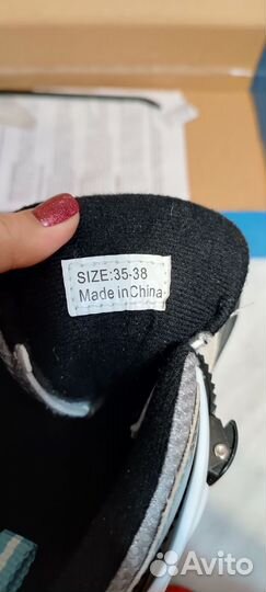 Коньки детские раздвижные 35-38