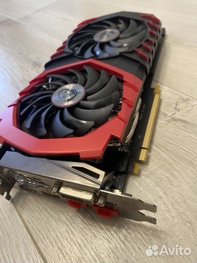 Видеокарта MSI geforce gtx 1060 gaming x 6G