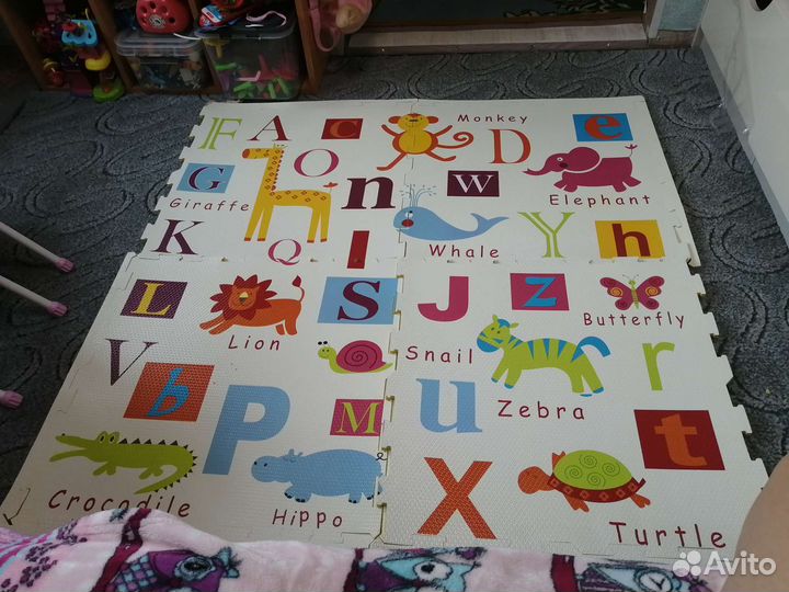 Детский коврик пазл