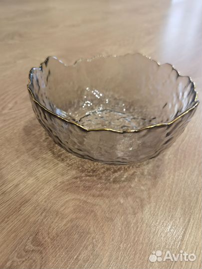 Салатник 16см тонированное стекло