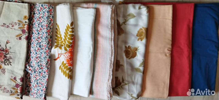 Ткани СССР хлопок, лен, костюмная,рогожка, саржа