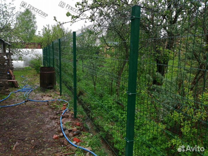 Забор из 3Д Гиттер 3 мм