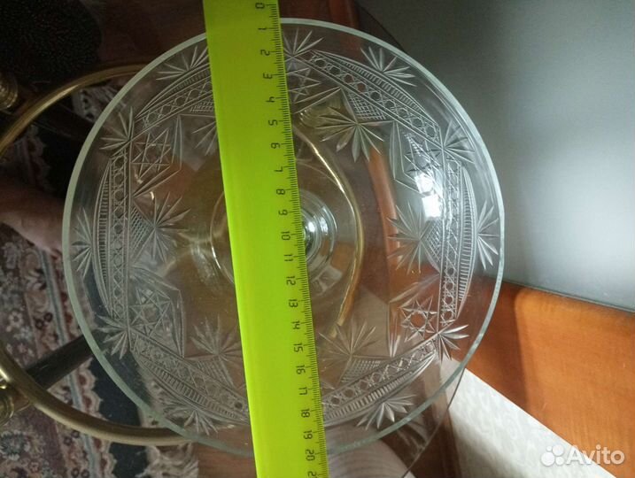 Ваза для фруктов на ножке СССР