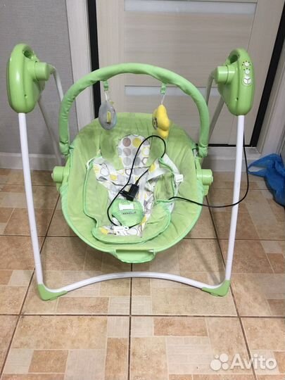 Детские электронные качели для новорожденных