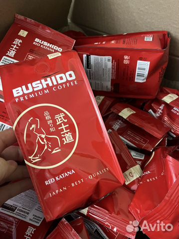 Bushido red katana кофе молотый 227г