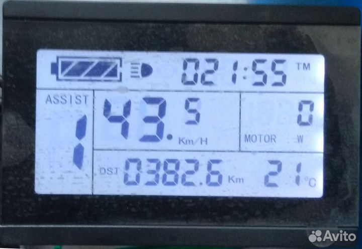 Дисплей LCD3 для электровелика электромопеда