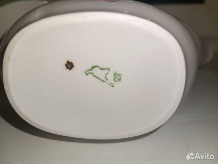 Соусник фарфоровый Дулево рельефный