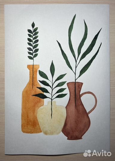 Картина акварель натюрморт