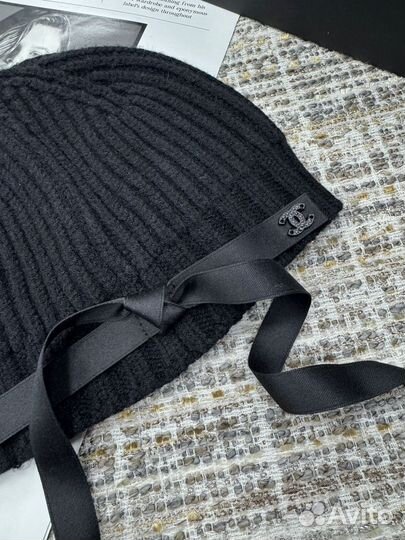 Шерстяная шапка Chanel premium