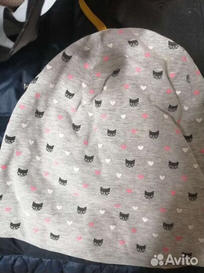 Шапочка для девочки на весну