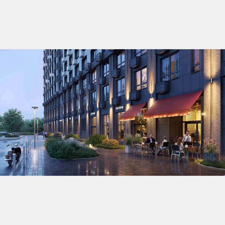 1-к. квартира, 36,1 м², 20/25 эт.