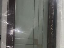 Дверь алюминиевая со стеклом новая