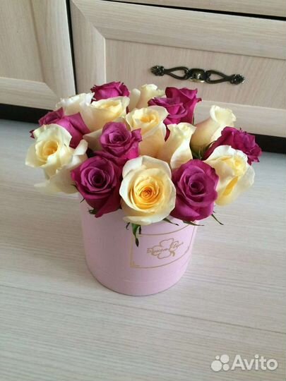 Цветы розы букет