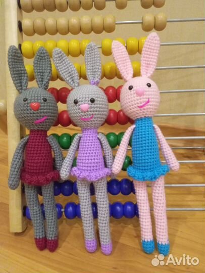 Вязаные игрушки ручной работы