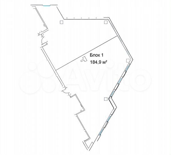 Аренда офиса 197,8 м² на 19 этаже бц. м.Планерная